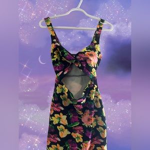 Pretty floral summer dress